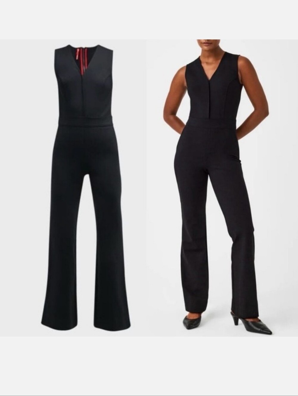 Spanx The Perfect Jumpsuit In Black Size XL